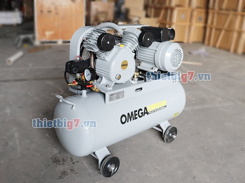 Máy Omega 2HP - 70 lít thiết kế nhỏ gọn tiện dụng cho tiệm sửa xe và rửa xe máy 