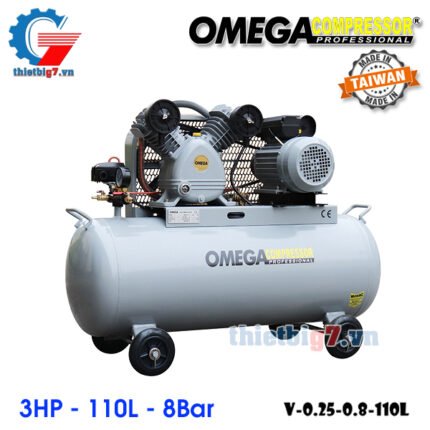 Máy nén khí OMEGA 3HP - 110L - 8Bar